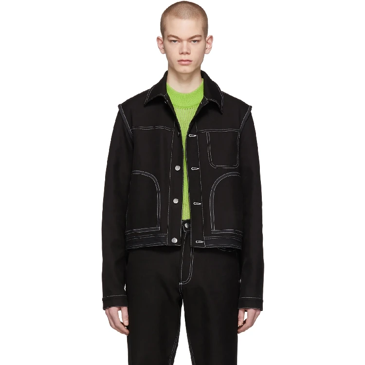 XS 6XL 2019 новые мужские модные стилист волос walk шоу с изображениями черно белых