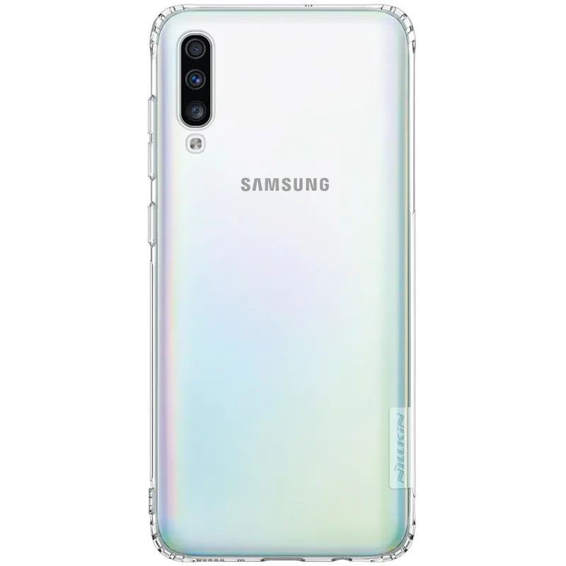 Прозрачный Tpu чехол для samsung Galaxy A70 NILLKIN Nature ясно ТПУ ультра тонкий чехол для samsung A70 мягкий чехол для Galaxy A70 - Цвет: Прозрачный