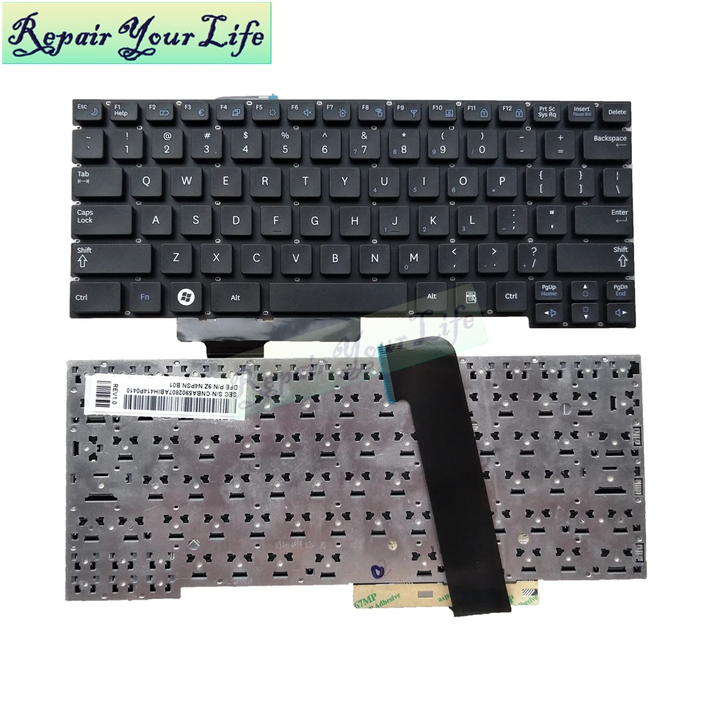 Клавиатура для ноутбука Samsung новая английская клавиатура X128 X130 X123 X125 X180 X280 NF210 NF310