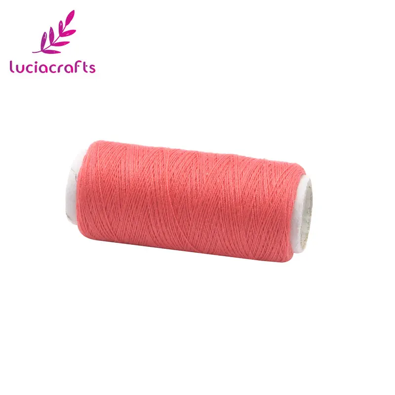 C18 Pink Lucia crafts 24 цвета 1 рулон/лот Вышивка Швейные нитки DIY Ручная машина швейная пряжа аксессуары для вязания W0804 - Цвет: C18 Pink