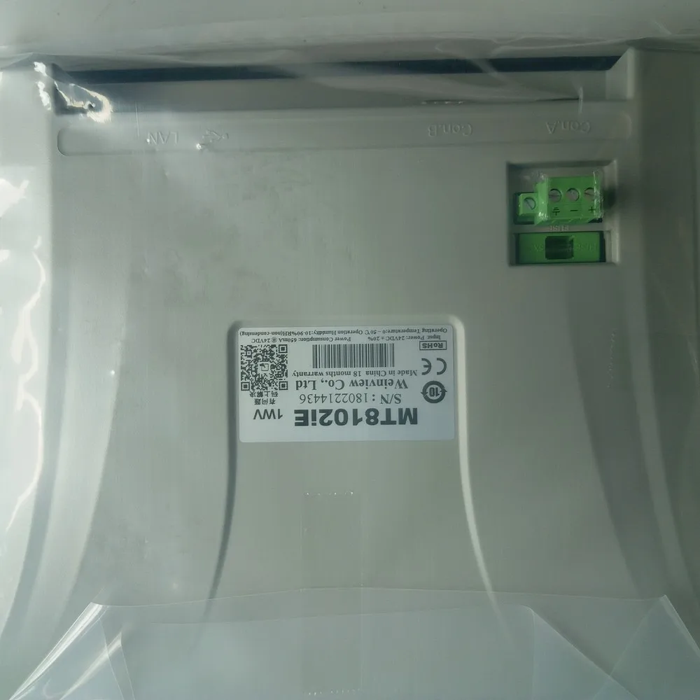 10 1 дюйма HMI MT8102IE дюймовая сенсорная панель Ethernet Замена MT8101iE MT8100ie Weintek Weinview Новый в