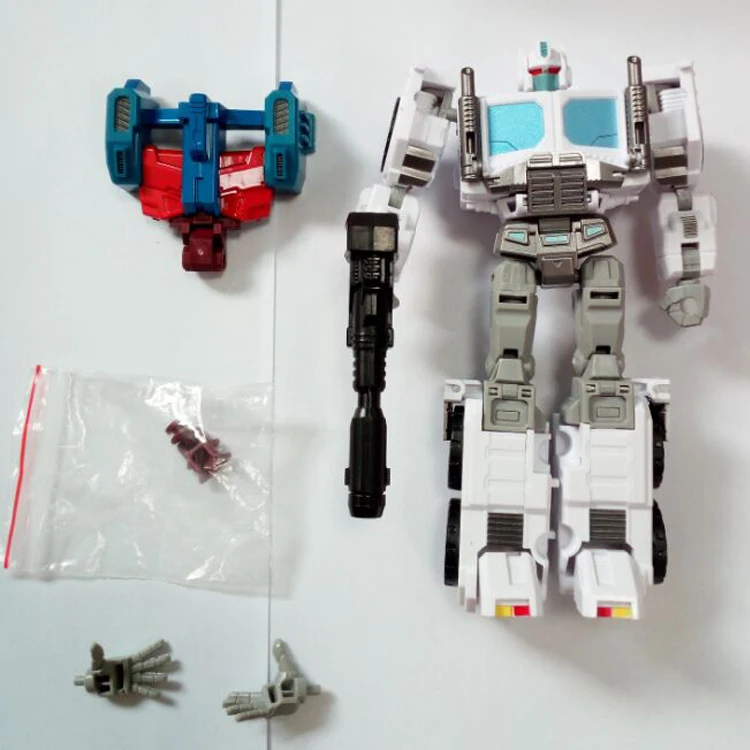 KBB трансформация белый Optimus OP Pilot Tong Tian Xiao Auto Combat Commander ПВХ фигурка Детские куклы