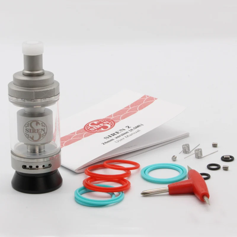 Оригинальный Digiflavor Siren 2 V2 GTA MTL бак 4 5 мл 24 мм и 22 м электронных сигарет распылителя