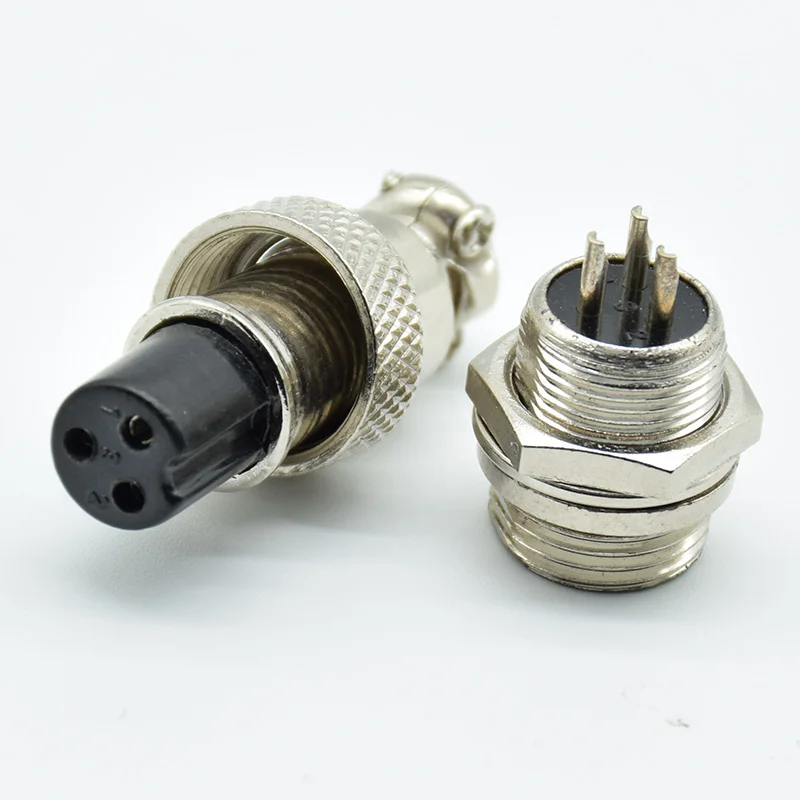 1 комплект (папа и мама) GX12 2/3/4/5/6 Pin 12 мм круглая авиационная розетка штекер провод