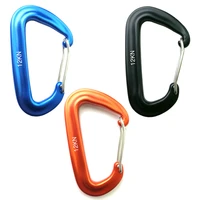 12kn hammock dog clip safety carabiner clasp outdoor camping hiking hook auto locking wiregate balance