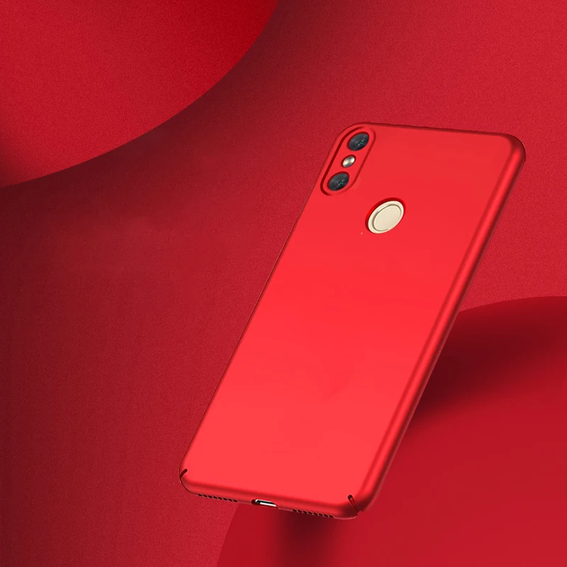 For Xiaomi Redmi Note 6 Pro Case Hard Pc Soild Color Back Cover Mofi Black Red Blue Note6 |