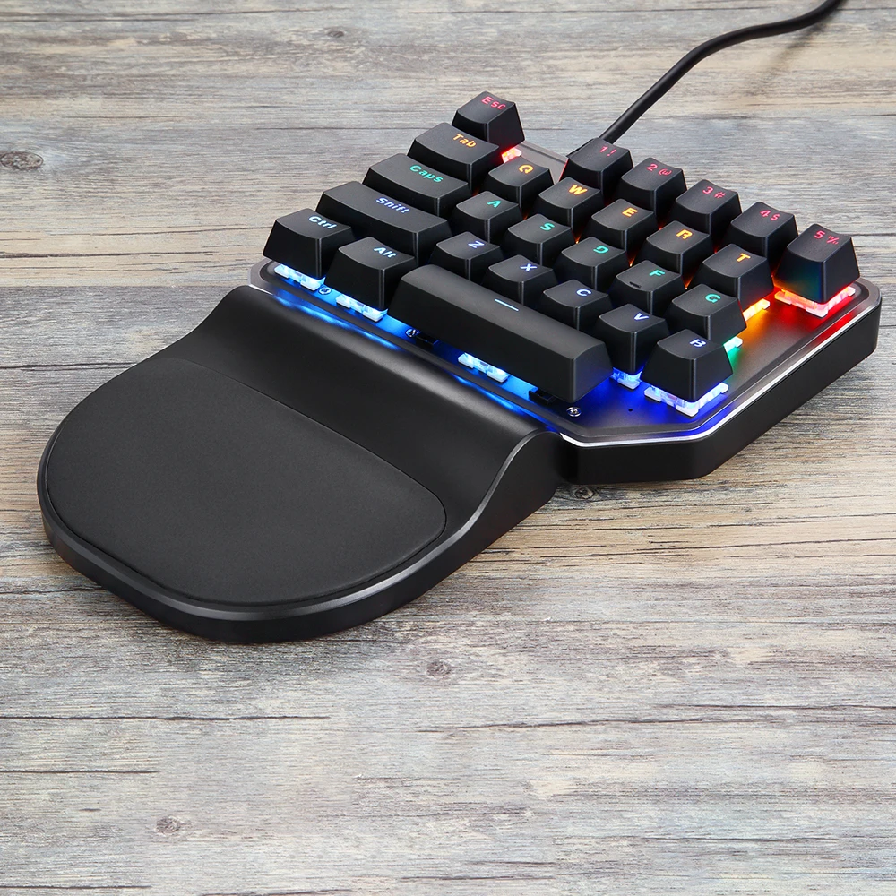 Motospeed K27 игровая клавиатура смешанные светильник Подсветка Эргономика ПК