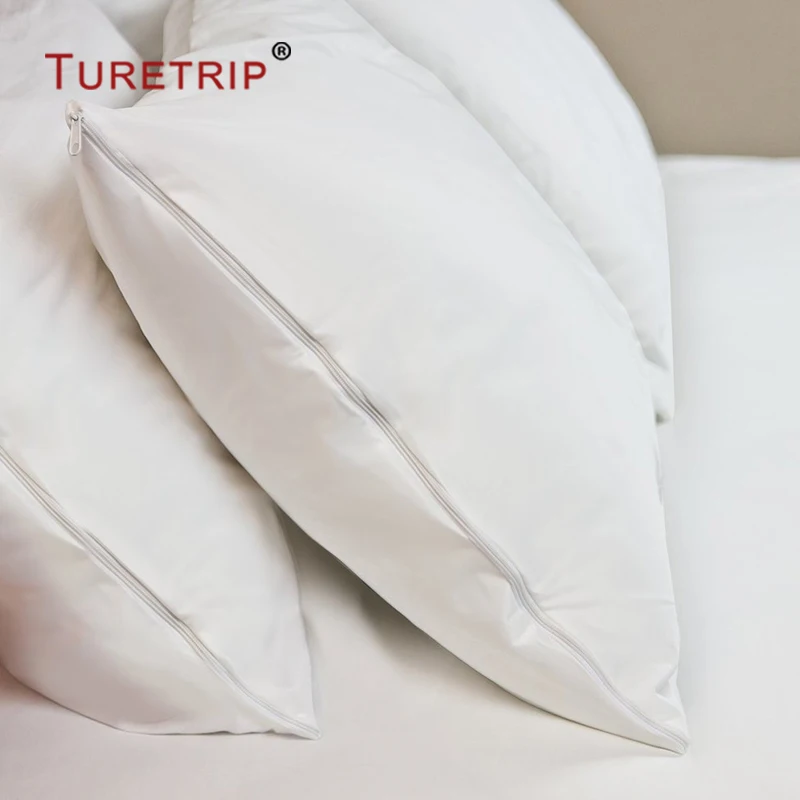 Turetrip 50x70 см цельная Водонепроницаемая Подушка защита от клещей на молнии