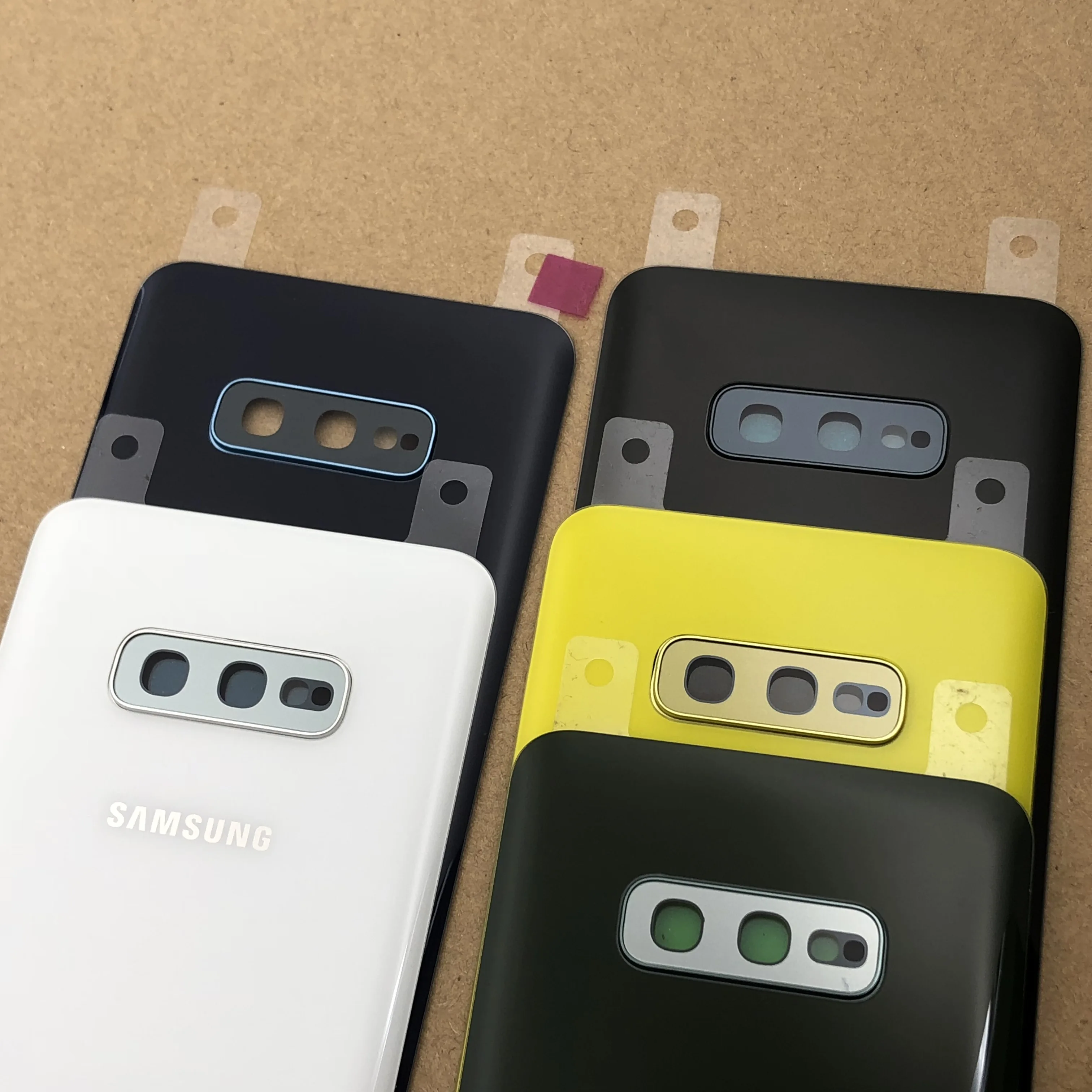 Задняя стеклянная крышка батарейного отсека для SAMSUNG Galaxy S10e G970F задняя корпуса S10E