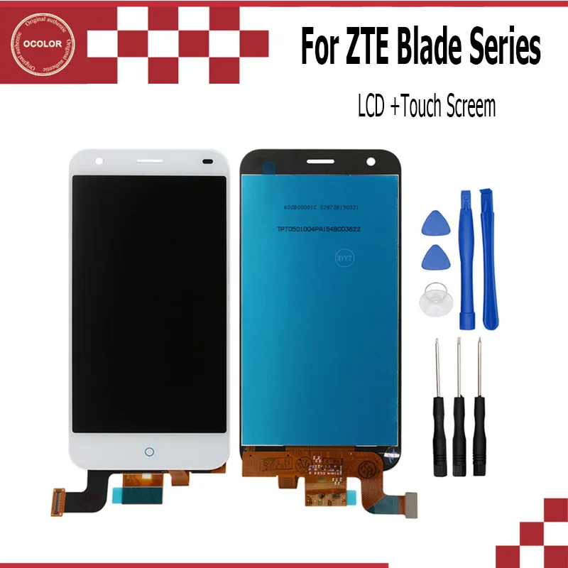 Ocolor для ZTE Blade S6 Lite A475 V2 ЖК дисплей деталь инструменты мобильные аксессуары V2|screen