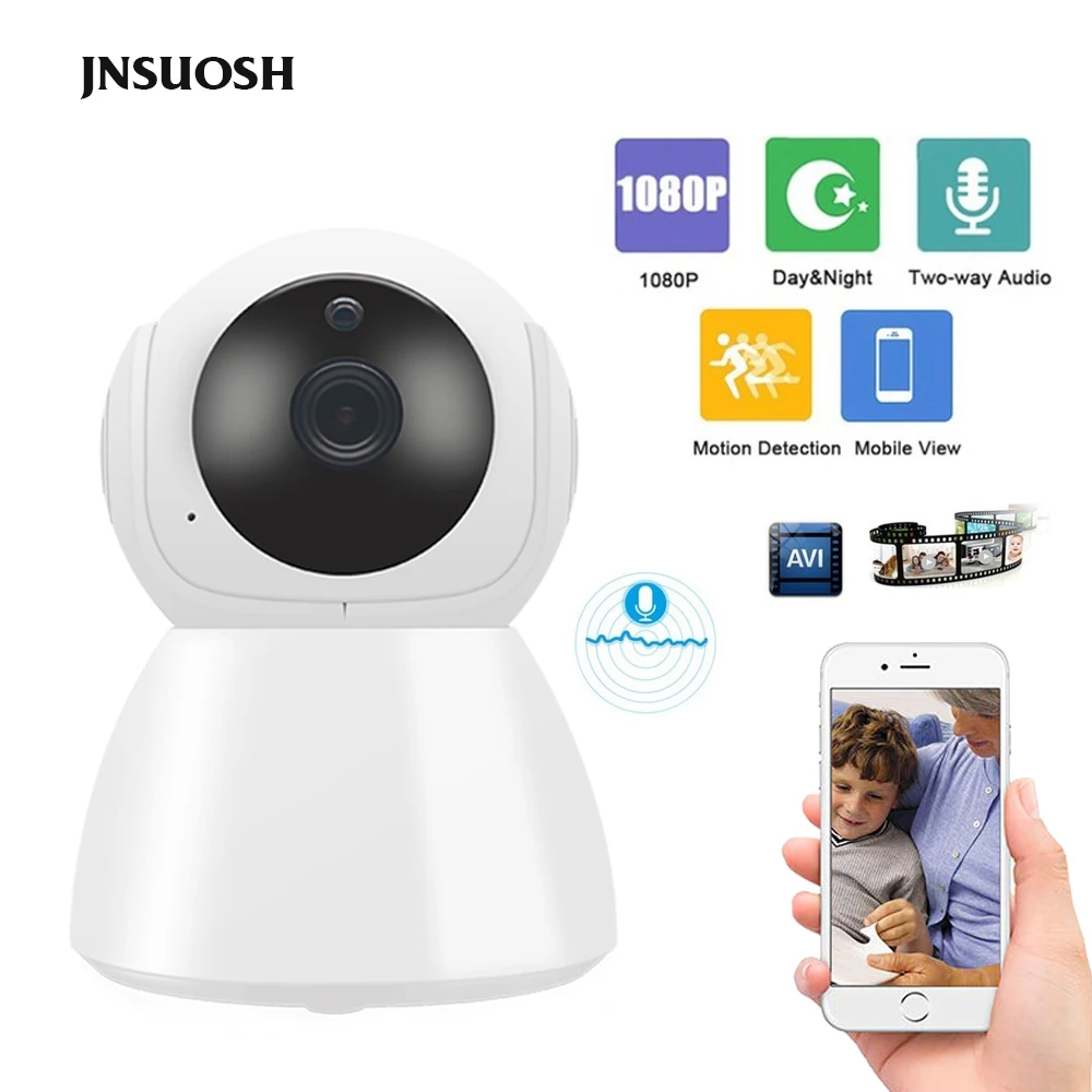 Ip-камера для видеоняни и с поворотом на 360 градусов cctv Wifi ip-камера 2Mp 1080P Full HD LAN порт