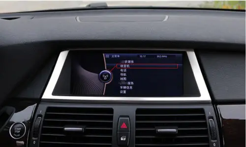 Внутренняя Панель навигатора GPS из хромированной нержавеющей стали отделка 1 шт.