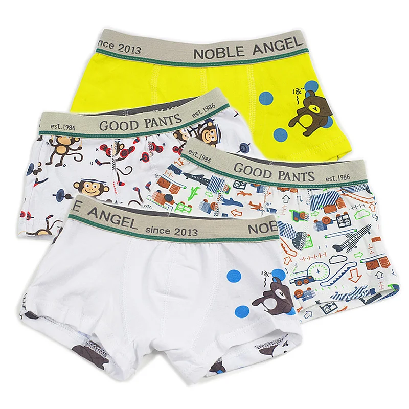 Free Shipping 6 Pieces / Pack 2014 New Children Underwear 100% Cotton Baby Kids Panties Carton Printed Boys Boxers Retails | Обувь