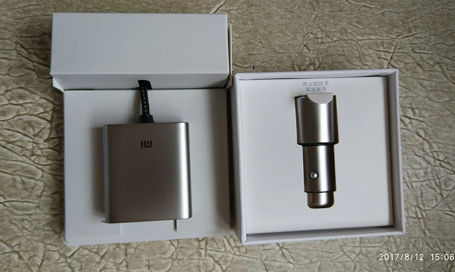 Оригинальное автомобильное зарядное устройство Xiaomi QC3.0 быстрая версия Расширенный аксессуар USB-A USB-C двухпортовый Выход Smart