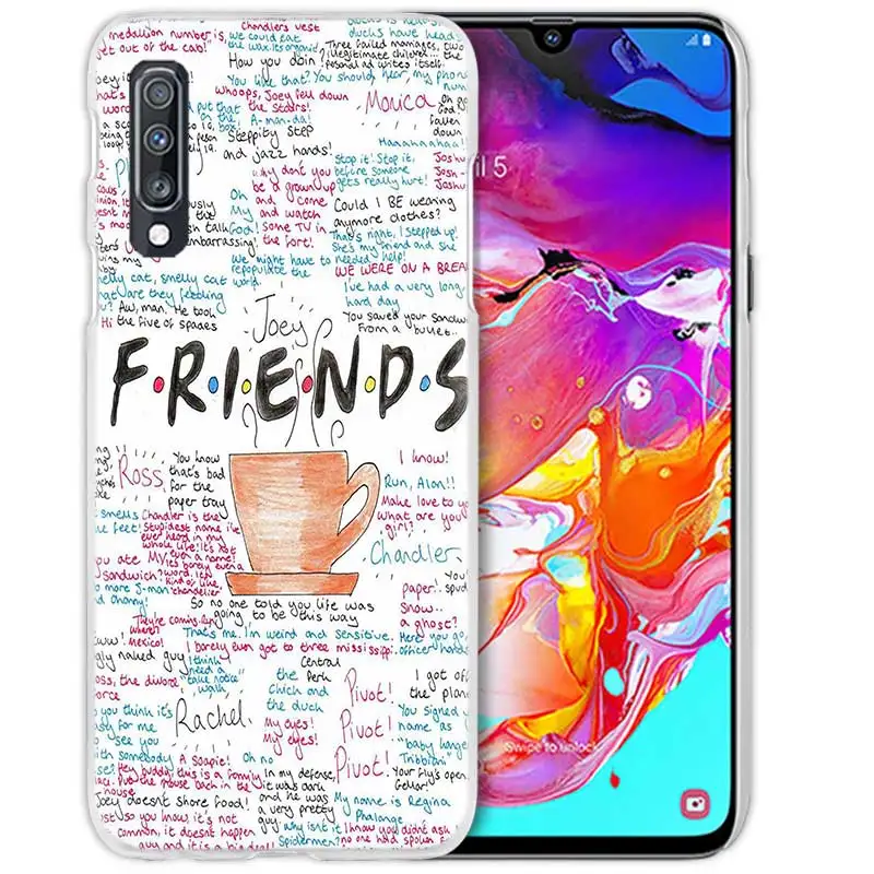 Лучшие друзья вместе чехол для samsung Galaxy A50 A70 A20e A40 A30 A20 A10 A8 A6 плюс A9 A7 жесткий прозрачный поликарбонатный чехол для телефона чехол