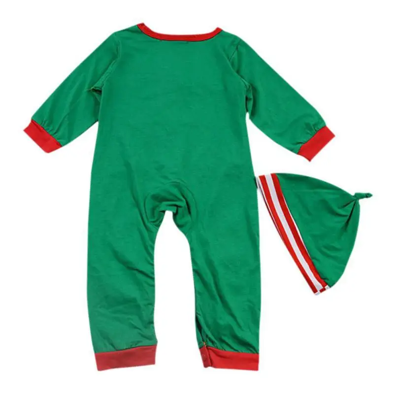 Одежда для маленьких девочек и мальчиков 3 шт./компл. рождественские детские Боди