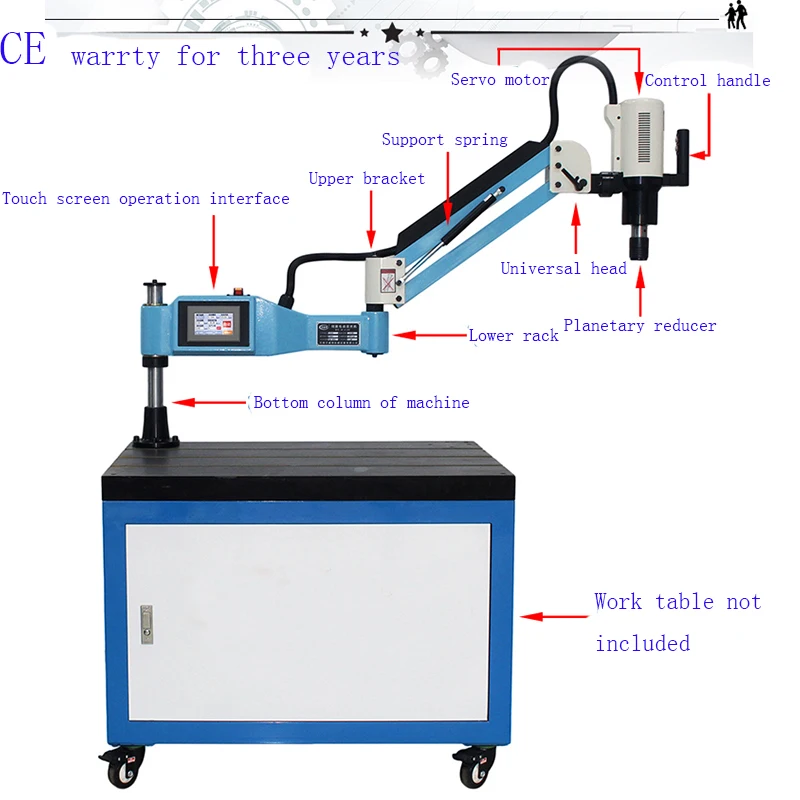 CE 220V M3 M12Universal типа электрические гайконарезной станок Электрический Tapper