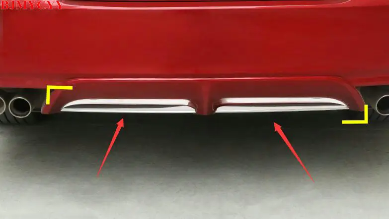 

BJMYCYY Rear bumper decorating bar Car styling For Toyota Camry 2018 XSE Sport Auto Accessories