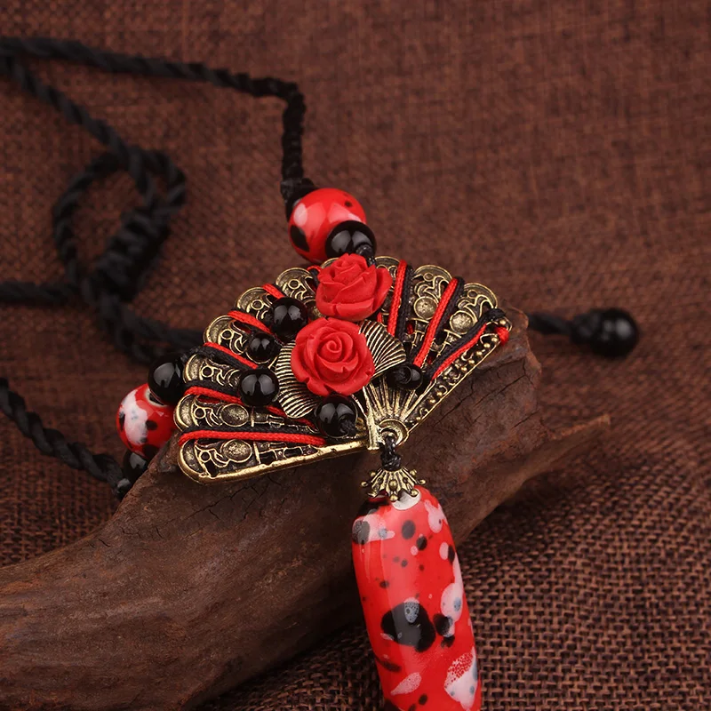 Ожерелье с кулоном павлиний хвост в этническом стиле|stone necklace|ethnic necklacevintage necklace |