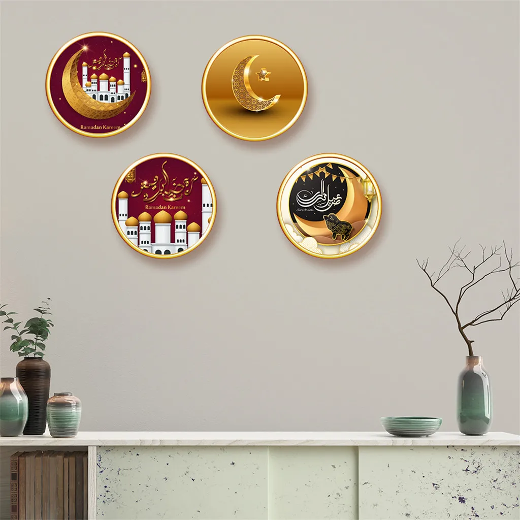 Новинка 2019 популярные товары наклейки для Eid Mubarak украшения на Рамадан исламского