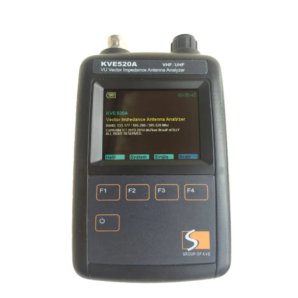 Новый анализатор антенны KVE520A имеет цветное графическое векторное сопротивление