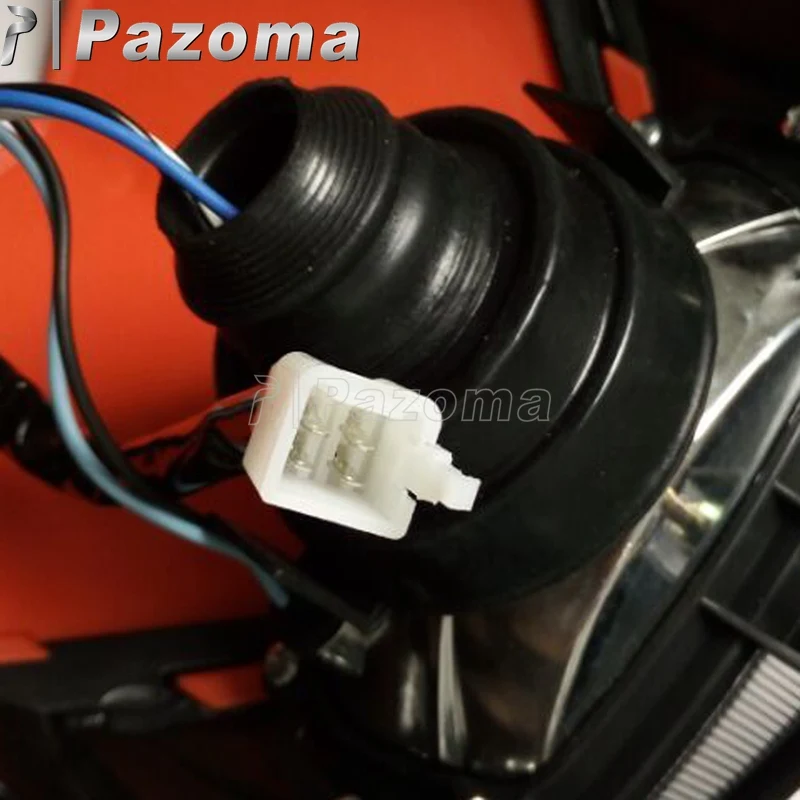 Фара мотоциклетная PAZOMA для мотоцикла черный уличный фонарь YZ WR 250F 450F CRF FMX KX RMZ SXF 250