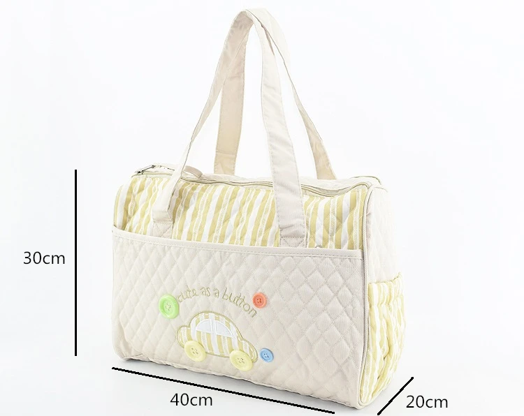 

2018 Super Cute Nappy Diaper Bag Portable Large Capacity Mommy Shoulder Baby Bag Women Multifunction 40*20*30cm Maternity Bag