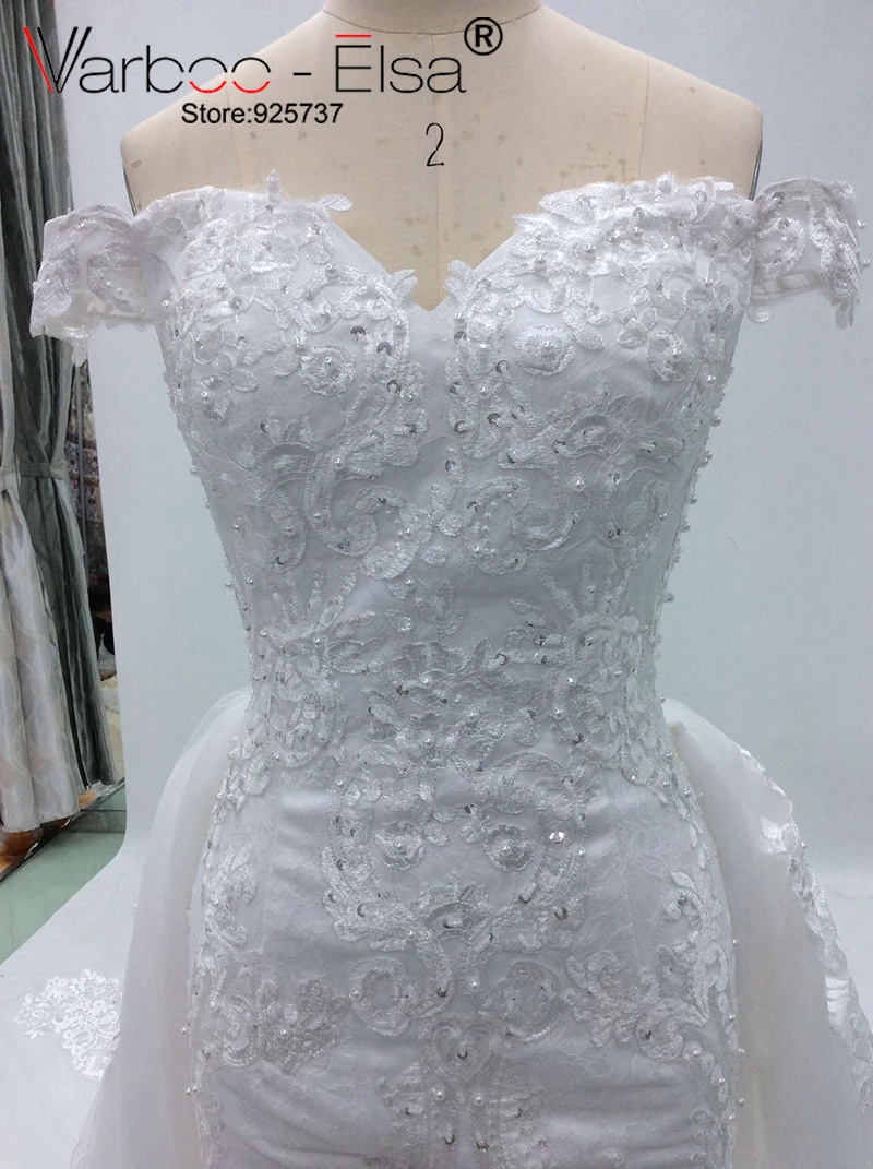 VARBOO_ELSA Vestido De Noiva высококачественное Элегантное свадебное платье белая кружевная