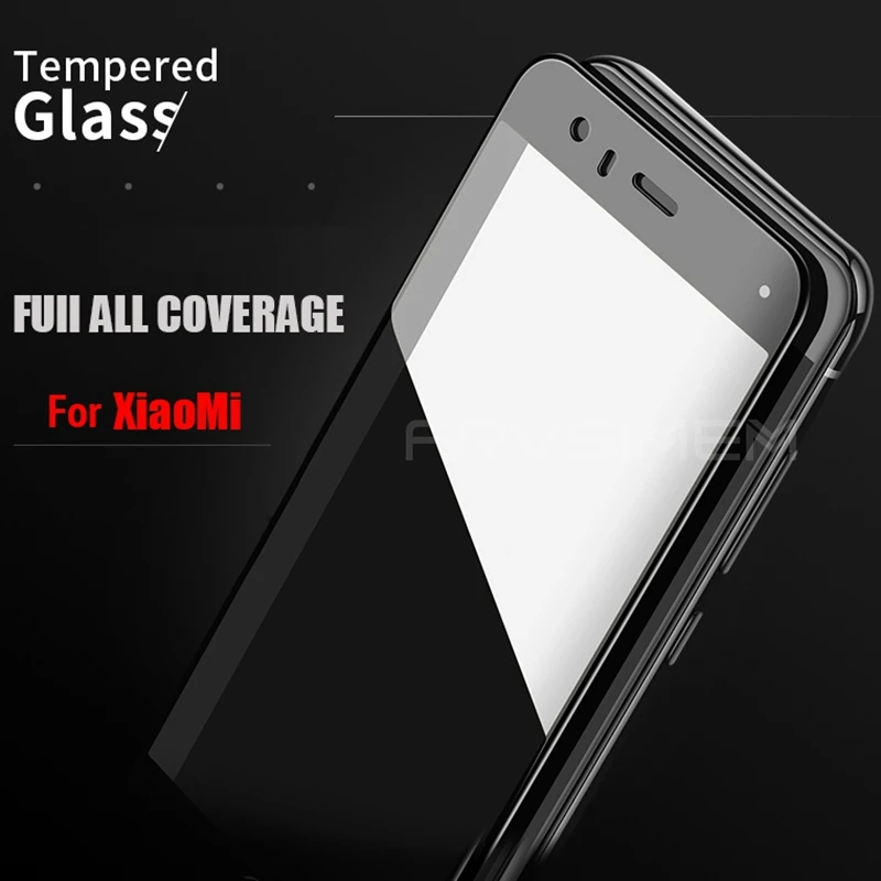 Frvsimem Tempered Glass For Xiaomi Mi5 Mi5s Plus Mi6 RedMi Note 4 4A 4X Pro Prime Global Version Full Screen Protector Case | Мобильные