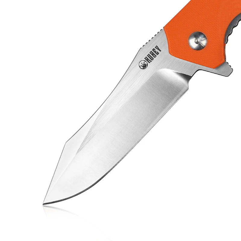 Складной тактический нож KUBEY KU161 G10 с ручкой и шариковым подшипником D2 для охоты, кемпинга, выживания, повседневного использования, карманный инструмент, нож