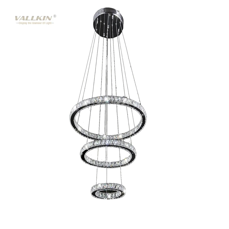 

Dimmable LED Crystal Pendant Lamp DIY Creative Restaurant Cord Pendant Lighting Fixtures Contemporary Style Indoor Home Lights