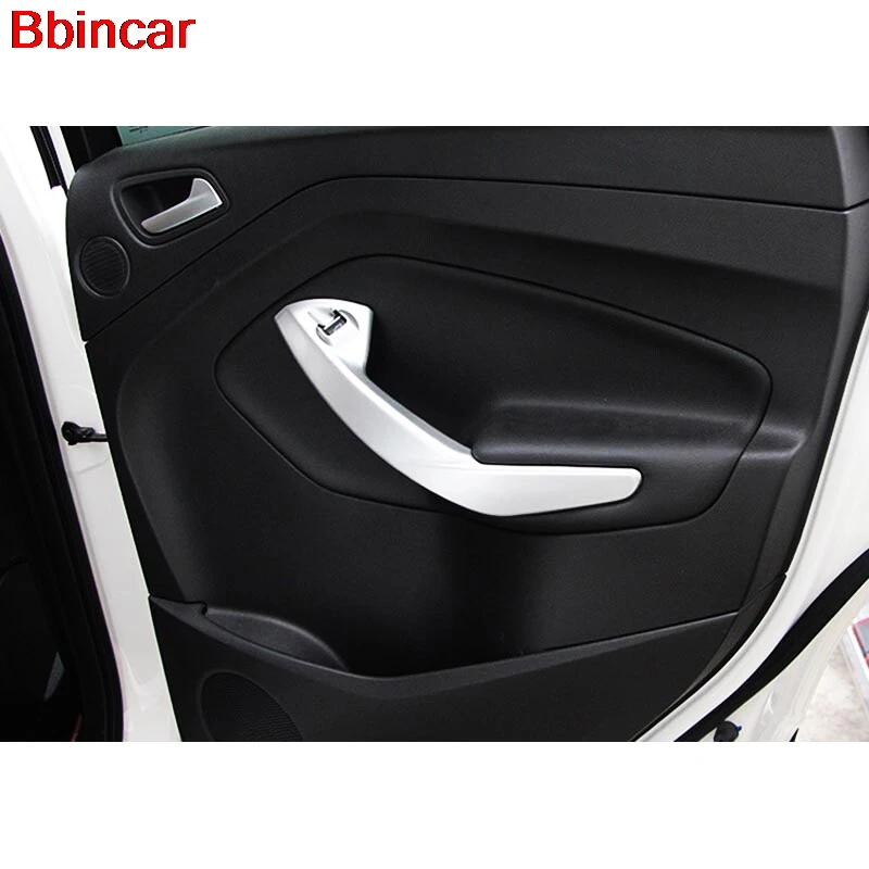 

Bbincar внутренний Стайлинг ABS матовая Боковая дверь подлокотник крышка внутренняя отделка Авто Чехлы наклейки для Ford Kuga Escape 2017