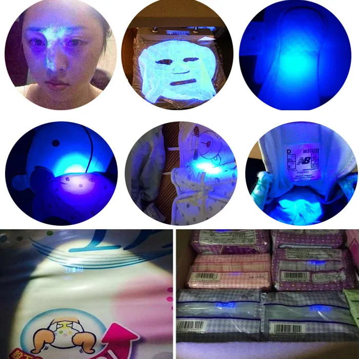 Светодиодный фонарик lanterna UV Ultraviolet BLB Blacklight батарея AA (не входит в комплект) для