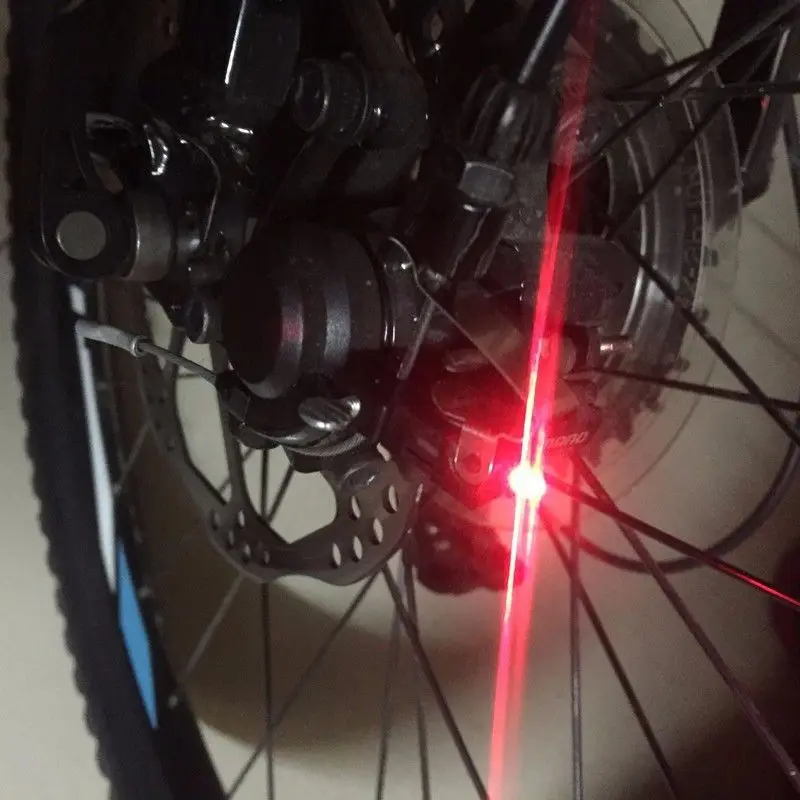 Мини-Велосипедный тормозной светильник на батарейках MTB дорожный велосипедный
