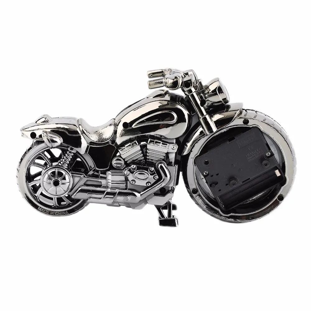 Creative Motorcycle Clock Motorbike Pattern Alarm Desk Clocks Vintage Desktop Watches Xmas Christmas Festival Decor Gift | Дом и сад