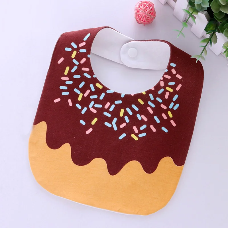 4 PCS Fruit Waterproof Newborn Baby Bibs Cotton Bandana Burp Cloth Cartoon Saliva Towel Boys Girls Accessories | Детская одежда и