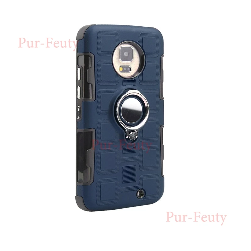navy Для Motorola Moto X XT1900-1 XT1900-2 XT1900-4 XT1900-6 Броня Жесткая задняя панель из поликарбоната для MotoX4 X 4 XT1900 силиконовые чехлы для телефона - Цвет: navy