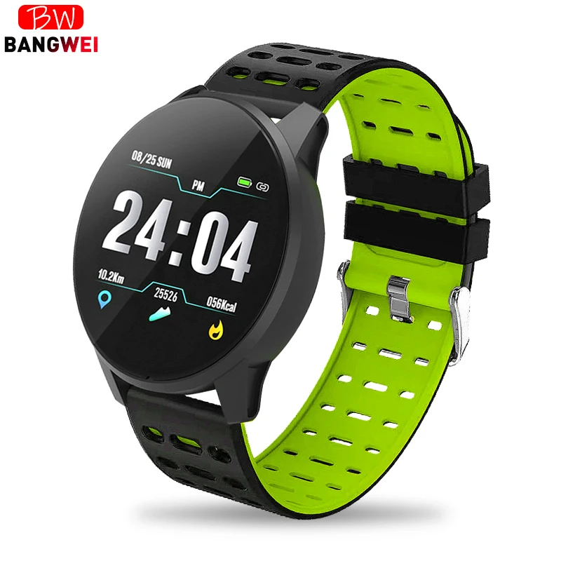 BANGWEI умные часы Смарт модные Smart Watch Android монитор сердечного ритма для Для мужчин
