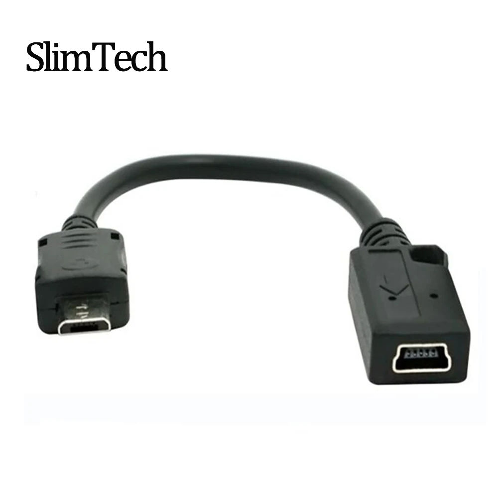 0 1 M мини usb гнездовой к Micro USB Штекерный Кабель адаптер для телефонов MP3 MP4|mini usb|female