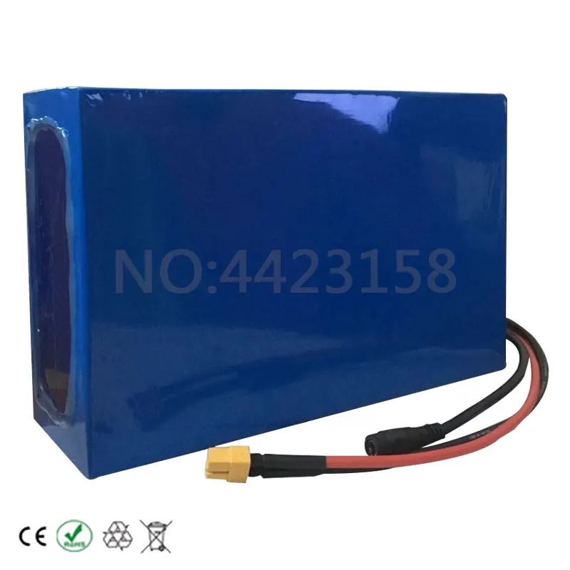 48V 2000W батарея 30AH литиевая для электровелосипеда SAMSUNG 29E/NCR18650PF с 50A BMS + 2A зарядным