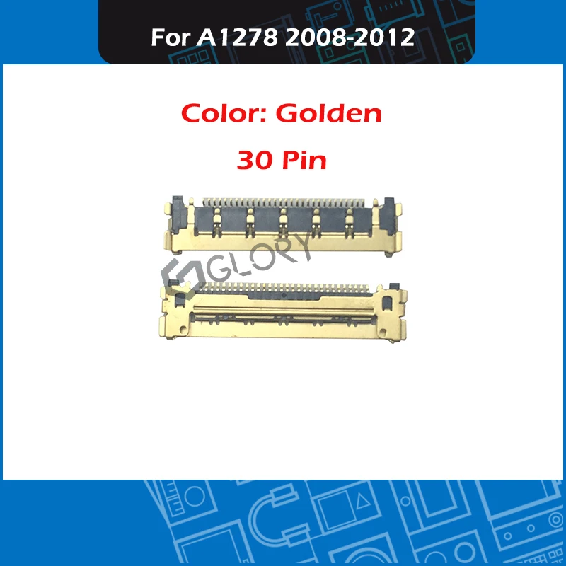 Новый ноутбук A1278 LCD LED LVDs кабель разъем 30 PIN золотой для Macbook Pro 13 ''A1278 A1342 2008 2012