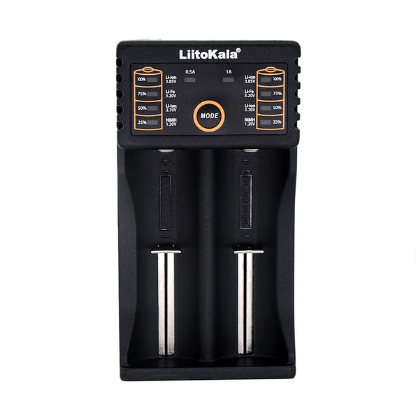 Liitokala Lii-100 lii-202 18650 Батарея Зарядное устройство для 26650 16340 RCR123 14500 LiFePO4 1.2 В Ni-MH Ni-Cd Rechareable Батарея