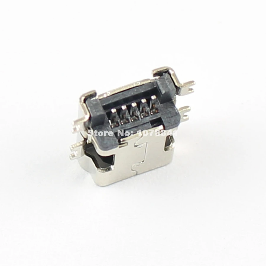 100 шт. мини USB B 5 контактный разъем SMT Панель крепление разъем|connector smt|connector femaleconnector