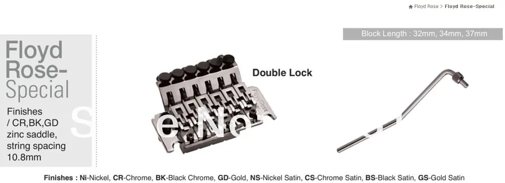 

Special Floyd Rose Tremolos from Korean manufactory Chrome color including all the parts FRT-S1000