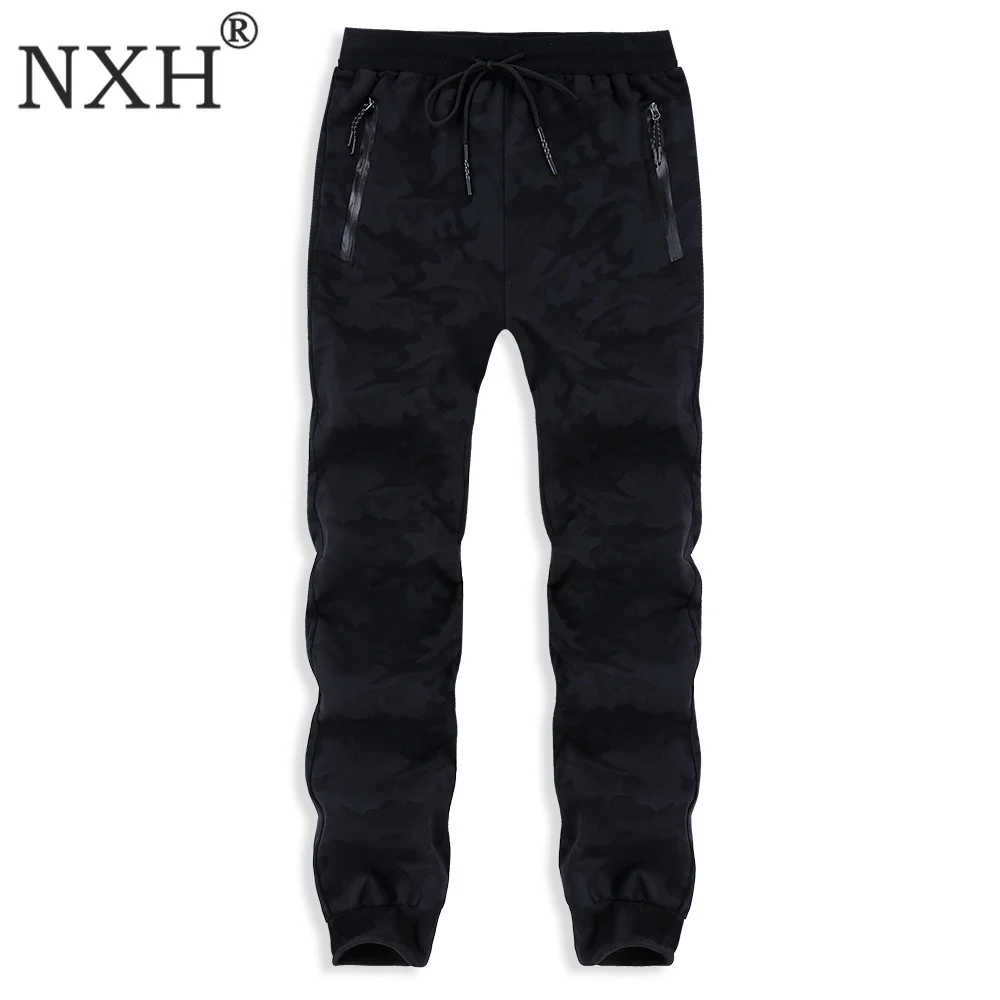 NXH камуфляж размера плюс 6XL 7XL 8XL спортивные штаны джоггеры длинные хлопковые