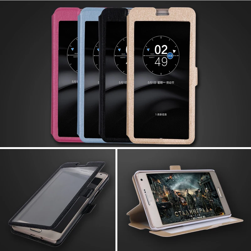 Флип-чехол для Alcatel U5 3g чехол s 4047 4047D 4047Y роскошный чехол с окошком быстрого просмотра для Alcatel 3/3C/3X/3V чехол для телефона s