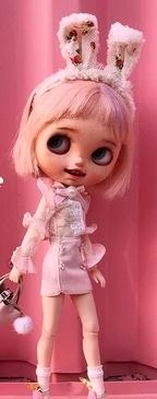 pink 4 шт./компл. женская изящная обувь на плоской подошве куклы комплект с платьем принцессы Кружевная рубашка+ юбка с плотно облегающими колготками+ кролик, лента для волос+ Носки для blyth озон, 1/6 куклы - Цвет: pink