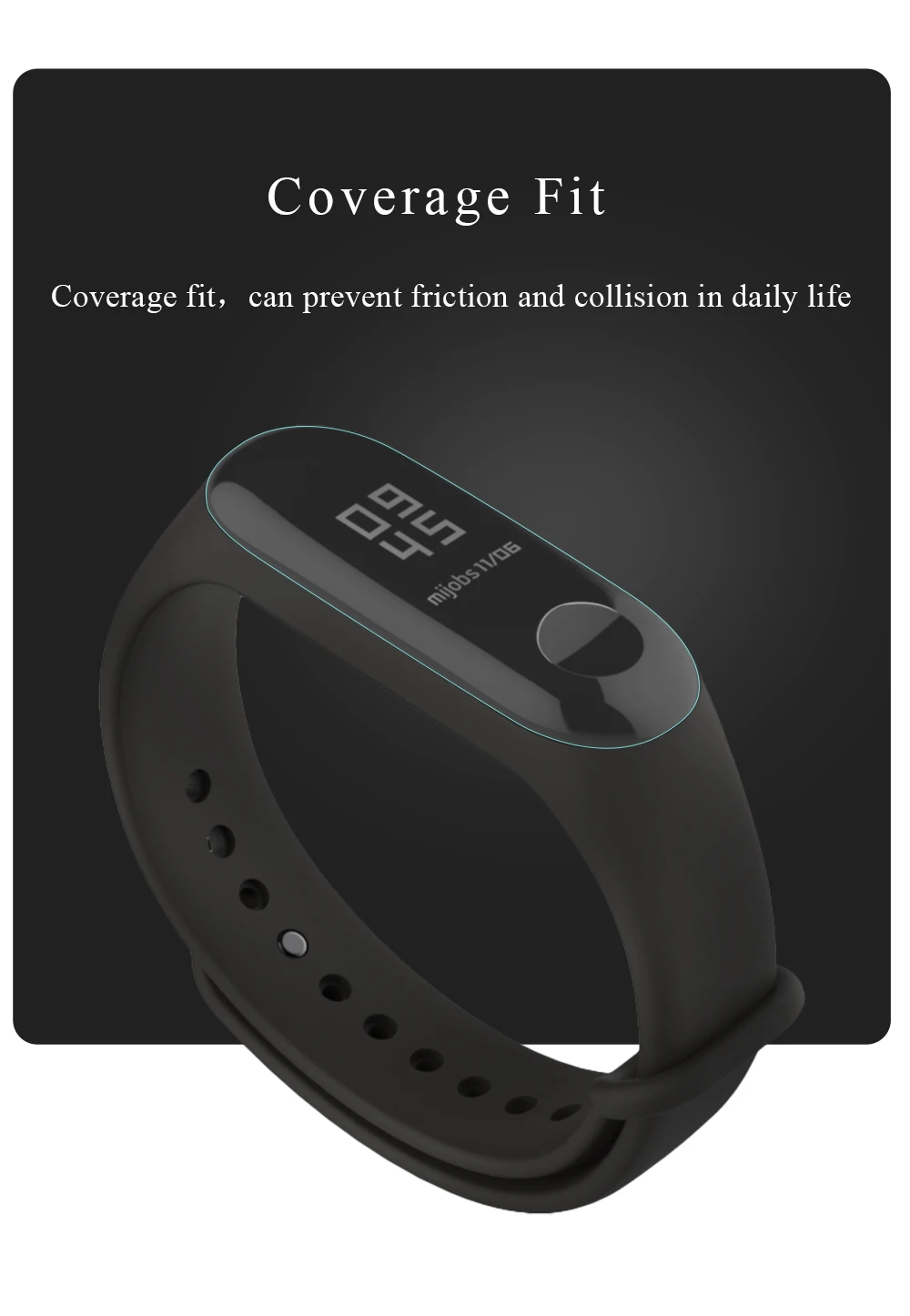 Защитная пленка для экрана Mijobs Mi band 3 браслета Xiaomi mi miband3 Противоударная защитная