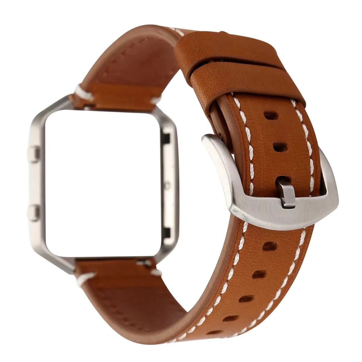 Защитный бампер из натуральной воловьей кожи ремешок для часов Fitbit Blaze наручных с