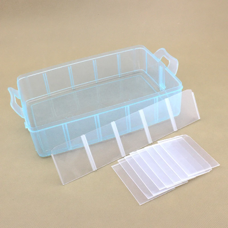 1 шт. прозрачная пластиковая коробка для хранения ювелирных изделий | Дом и сад
